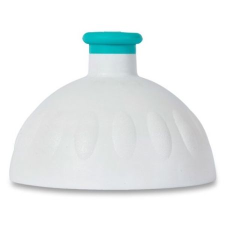 Kompletní víčko Zdravá lahev BÍLÉ-TYRKYSOVÁ ZÁTKA