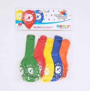 Balónek naf. PGS110 0 s číslem 0, pr.30cm 5ks