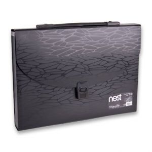 Aktovka na dokumenty Foledmate Nest 330x235x35mm ČERNÁ