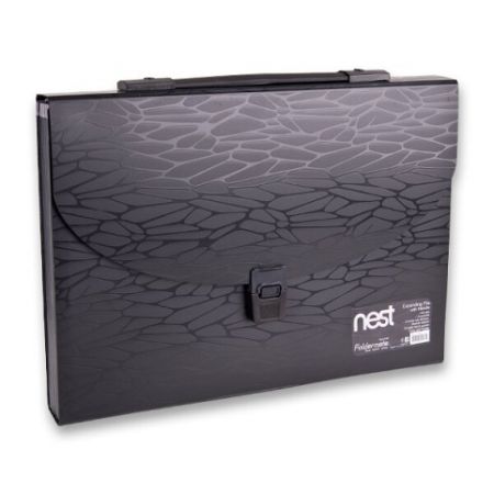 Aktovka na dokumenty Foledmate Nest 330x235x35mm ČERNÁ