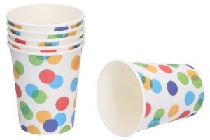 Kelímky párty TEČKY 250ml, 6 ks (W039257)