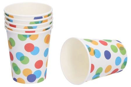 Kelímky párty TEČKY 250ml, 6 ks (W039257)