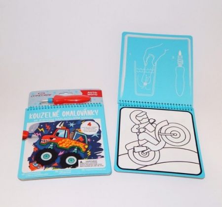 Kreativní set Kouzelné omalovánky AUTO MOTO /A456/