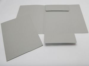 Mapa odkládací 3 klopy šedá 253