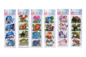 Nálepky 42x12,5 cm 3D - MIX (W019686)