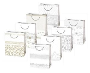 Papírová taška 24x16x7 – Mix jemných motivů (T3B_OG_8 )