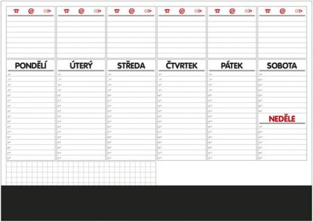 Plánovač stolní A2 týd.mapa /OS100/