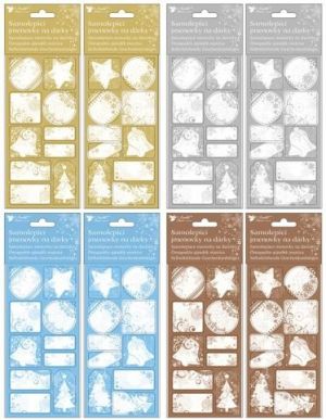 Samolepicí jmenovky na dárky 10x28cm, 10 ks / 10655