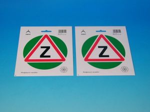 Samolepka &quot;Z&quot;-ZAČÁTEČNÍK č.615