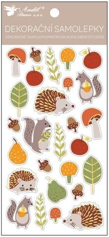 Samolepky les plastické 10 x 21,5 cm (40501)