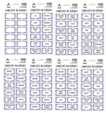 Samolepky na kořenky LEVANDULOVÉ 0401