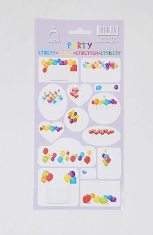 Samolepky na párty - fialové 3581