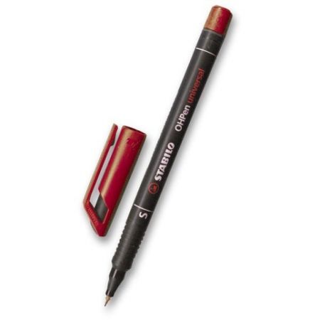 Popisovač Stabilo OHPen 04 červený