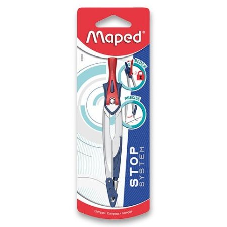 Kružítko Maped Stop System, mix barev