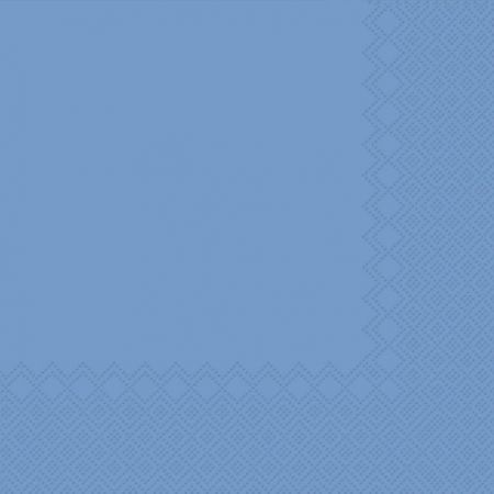 Ubrousky jednobarevné SV.MODRÉ 3-vrstvý 33x33cm / 236009