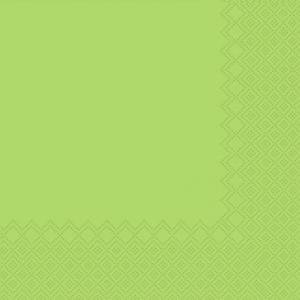 Ubrousky jednobarevné SV.ZELENÉ 3-vrstvý 33x33cm / 236010