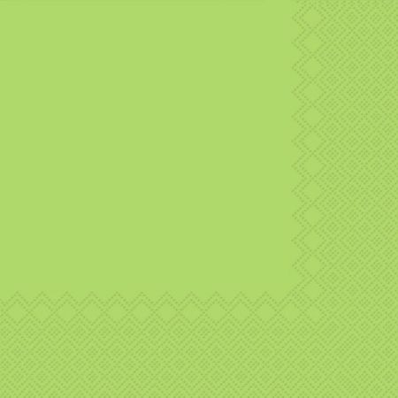 Ubrousky jednobarevné SV.ZELENÉ 3-vrstvý 33x33cm / 236010