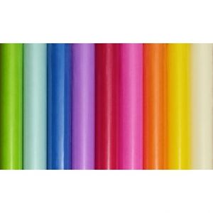 Dárkový balicí papír Kraft Light 2 x 0,7 m, mix barev