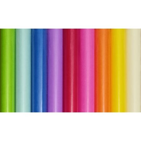 Dárkový balicí papír Kraft Light 2 x 0,7 m, mix barev