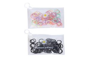 Vlasový doplněk - gumička 80 ks, průměr 2 cm / W033489/