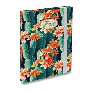 Box Pigna Nature Flowers A4, hřbet 30 mm, mix motivů