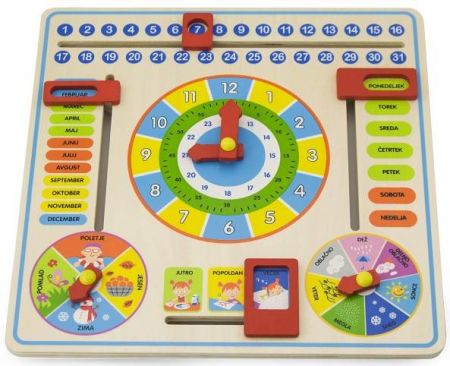 BABU - Dřevěný kalendář 7v1