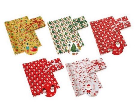 Vánoční dárkový papír PAW 2 m Neutral 19