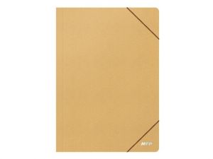 Složka M 3 klop.s gumou A4 béžová