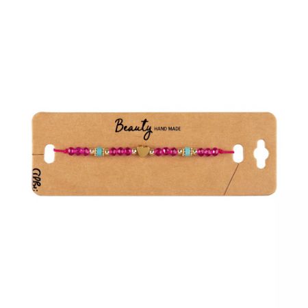 ALBI Náramek - Růžové srdíčko