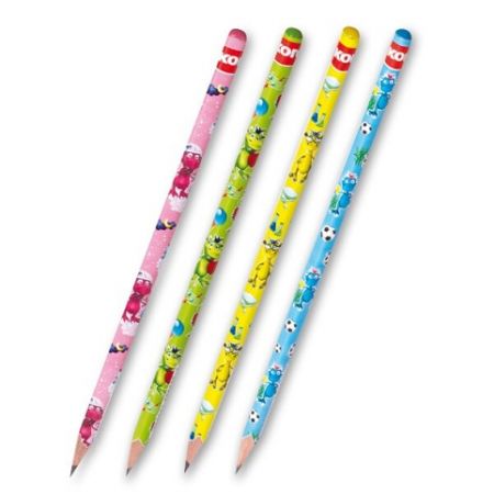 Tužka Kores Grafitos tvrdost HB (číslo 2), mix barev