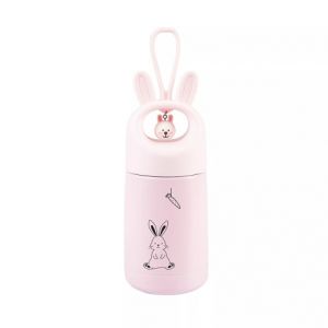 ALBI Růžová termoláhev - Králíček