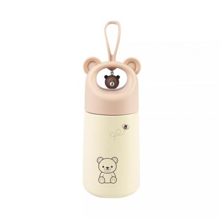 ALBI Béžová termoláhev - Medvídek