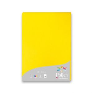 Barevná dopisní karta Clairefontaine žlutá, A4