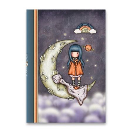 Záznamní kniha Santoro Gorjuss A5, linkovaná, 96 listů, mix motivů