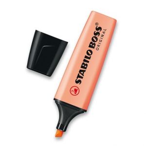 Zvýrazňovač Stabilo Boss Original Pastel oranžový