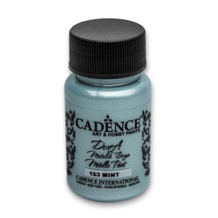 Akrylové barvy Cadence Dora Metalic světle tyrkysová