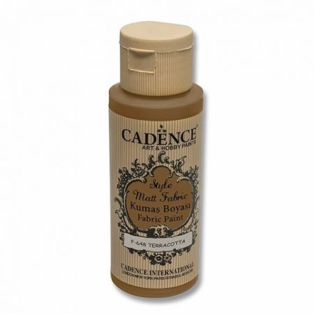 Barvy na textil Cadence Style Matt Fabric cihlová
