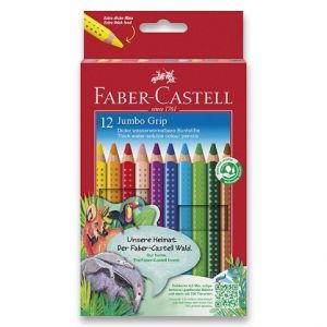 Pastelky Faber-Castell Colour Grip Jumbo 12 barev