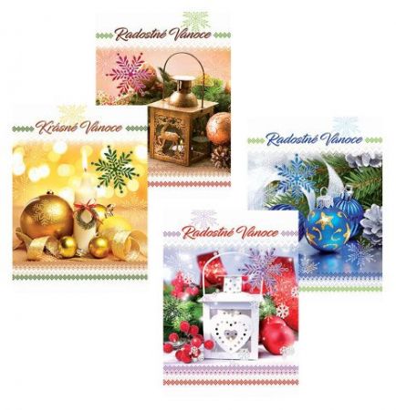 Pohlednice S-412 glitrované