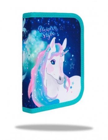 Penál 1 zip Colorino Clipper UNICORN - prázdný