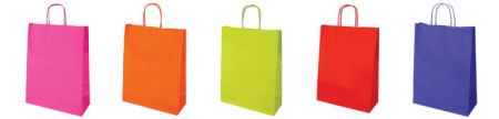 Papírová taška JOLLY mix 5 bárev