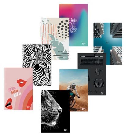 Záznamní kniha S-line A4 96l čtverečkovaná