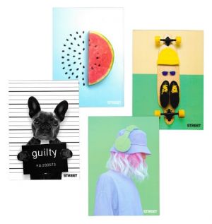 Záznamní kniha Street Young A4 96l čtverečkovaná