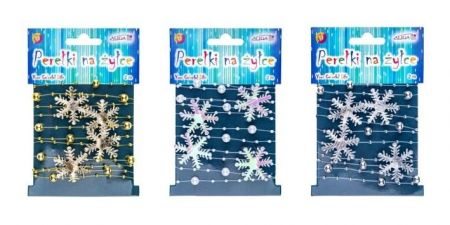 Vlasec 2 m s vločkami a perličkami