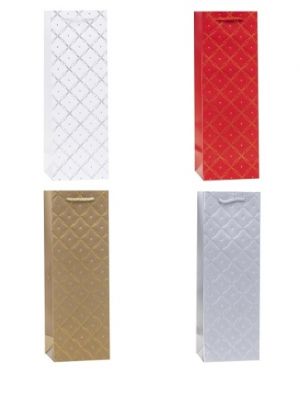 Dárková taška LL láhev LUX emboss