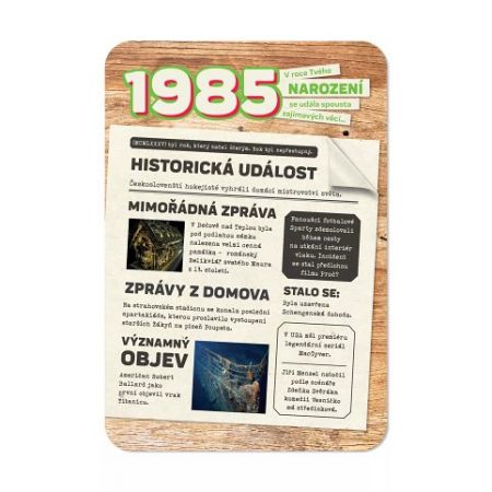 ALBI Retro přání - 1985