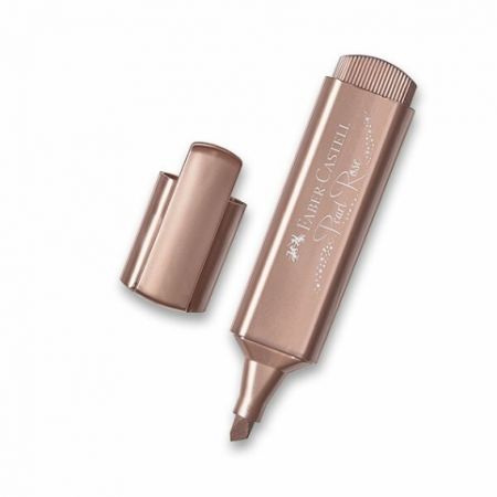 Zvýrazňovač Faber-Castell Textliner 46 Metallic metalický růžový