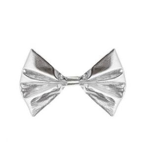 Motýlek stříbrný lesklý