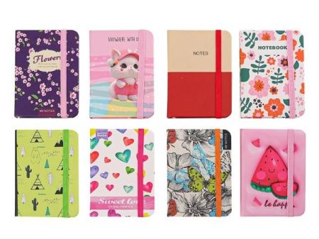 Blok s gumkou A7 80 listů mix č.7 linka