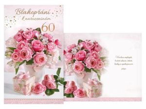 Přání k narozeninám 60 M11-556 H